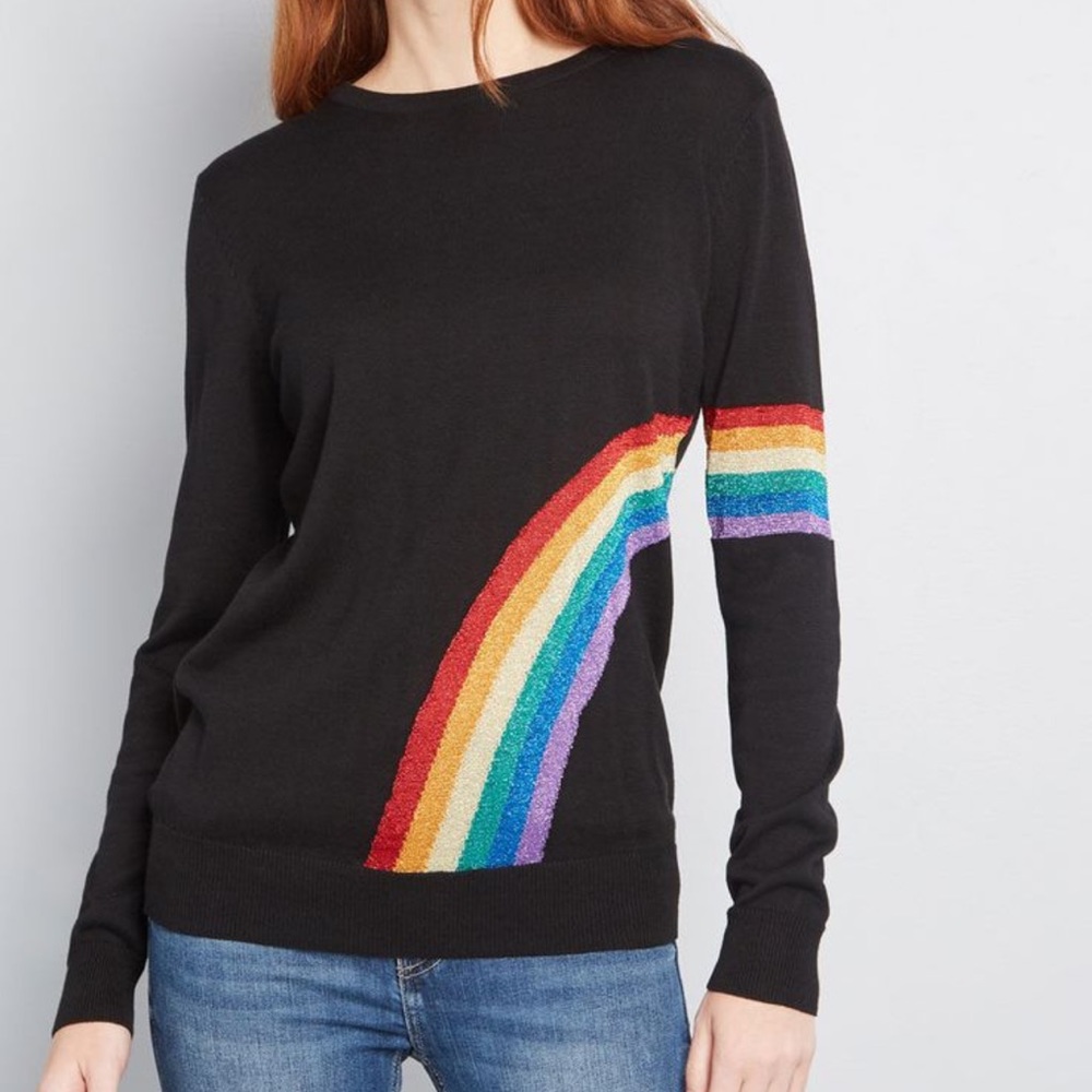 ModCloth rainbow sweater
